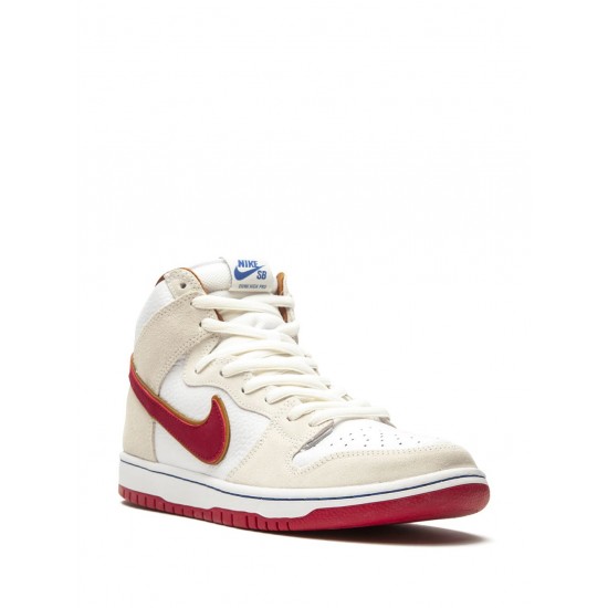SB Dunk High "Team Crimson" sneakers