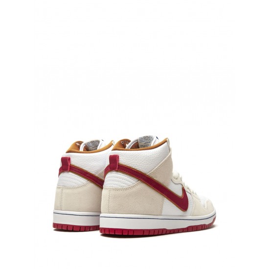 SB Dunk High "Team Crimson" sneakers