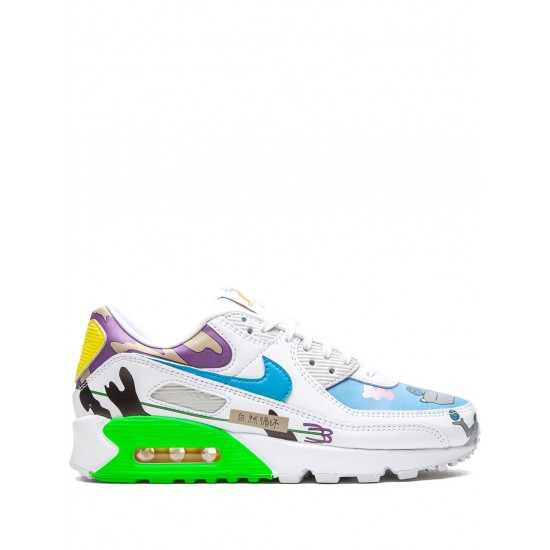 x Ruohan Wang Flyleather Air Max 90 QS sneakers