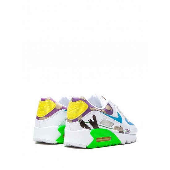 x Ruohan Wang Flyleather Air Max 90 QS sneakers