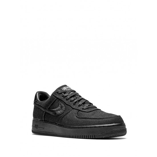 x Stüssy Air Force 1 Low "Black" sneakers