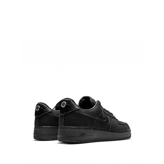 x Stüssy Air Force 1 Low "Black" sneakers