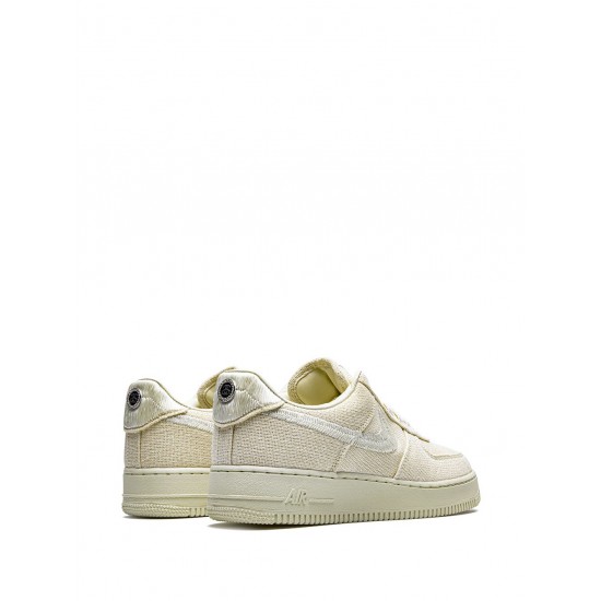 x Stussy Air Force 1 Low "Fossil" sneakers