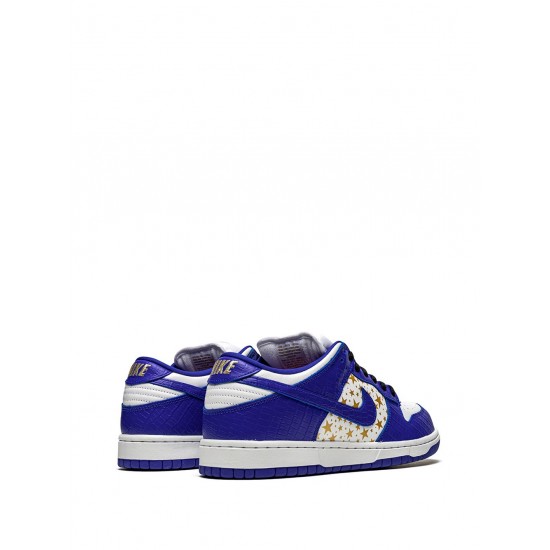 x Supreme SB Dunk Low "Stars/Hyper Blue" sneakers
