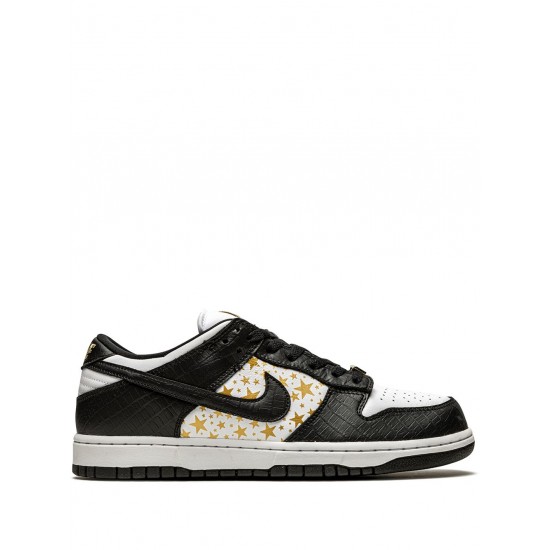 x Supreme SB Dunk Low "Stars/Black" sneakers