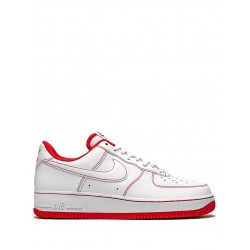 Air Force 1 Low '07 "Contrast Stitch - White/University Red" sneakers