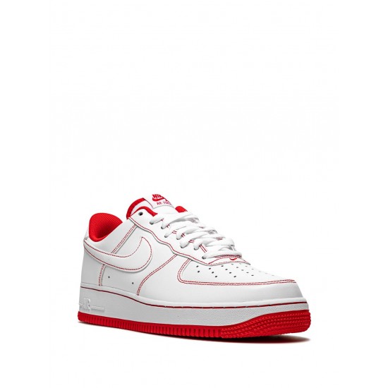 Air Force 1 Low '07 "Contrast Stitch - White/University Red" sneakers