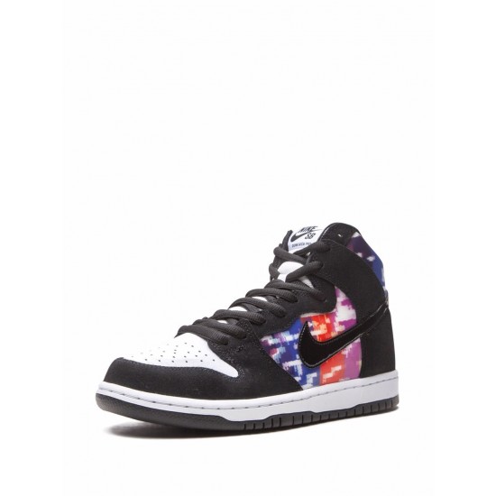 SB Dunk High "TV Signal" sneakers