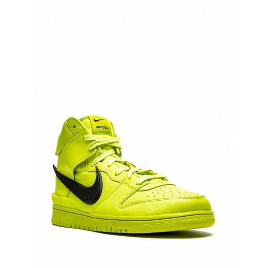 x AMBUSH Dunk High "Flash Lime" sneakers