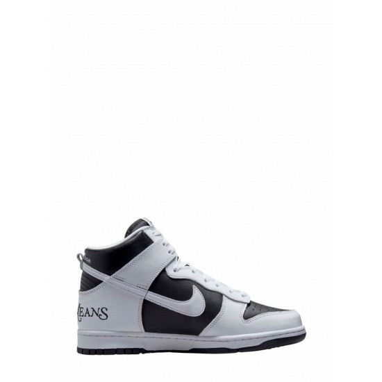 x Supreme SB Dunk High "By Any Means - White/Black" sneakers