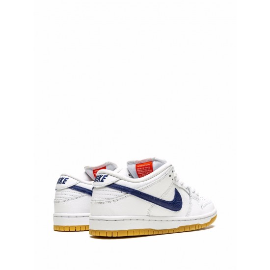 SB Dunk Low Pro ISO Orange Label "White/Navy" sneakers
