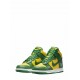 x Supreme SB Dunk High "By Any Means - Green/Yellow" sneakers