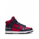 x Supreme SB Dunk High "By Any Means Navy/Red" sneakers