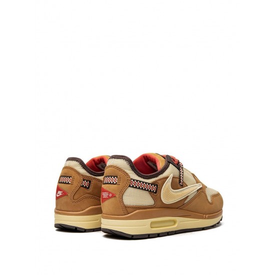x Travis Scott Air Max 1 "Wheat" sneakers