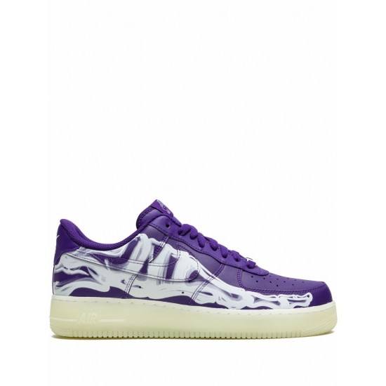 Air Force 1 Low '07 QS "Purple Skeleton Halloween" sneakers