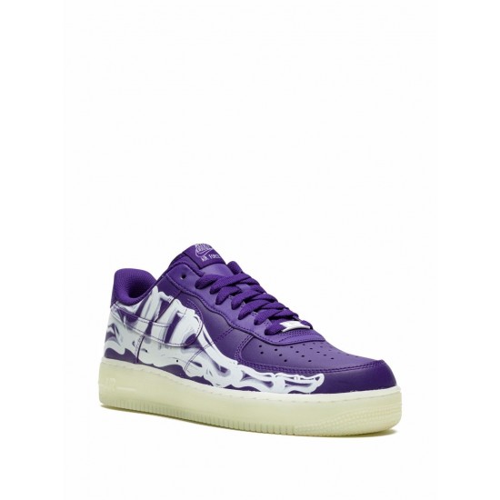 Air Force 1 Low '07 QS "Purple Skeleton Halloween" sneakers