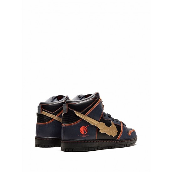 x Gundam SB Dunk High Pro QS "Banshee" sneakers