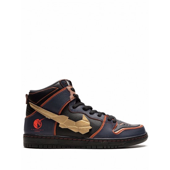 x Gundam SB Dunk High Pro QS "Banshee" sneakers