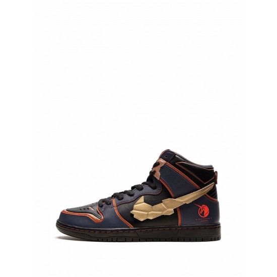 x Gundam SB Dunk High Pro QS "Banshee" sneakers