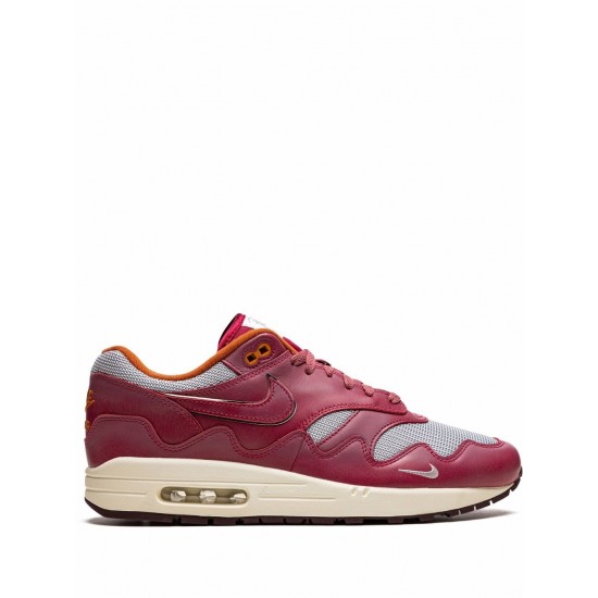 x Patta Air Max 1 "Rush Maroon" sneakers