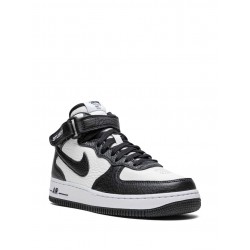 x Stüssy Air Force 1 Mid "Light Bone Black" sneakers