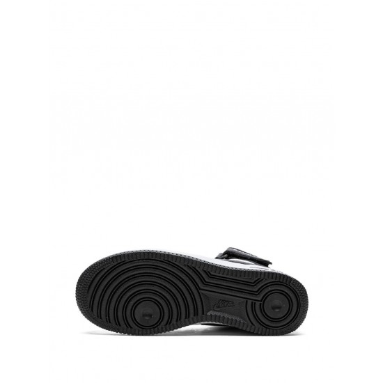 x Stüssy Air Force 1 Mid "Light Bone Black" sneakers