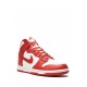 Dunk High "White/University Red" sneakers