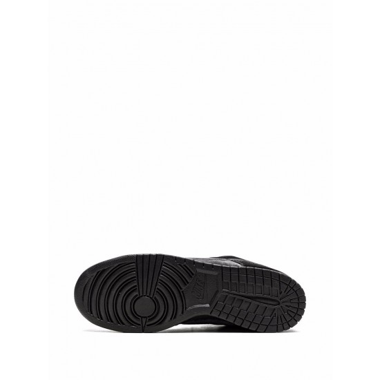 x Dover Street Market Dunk Low "Triple Black Velvet" sneakers