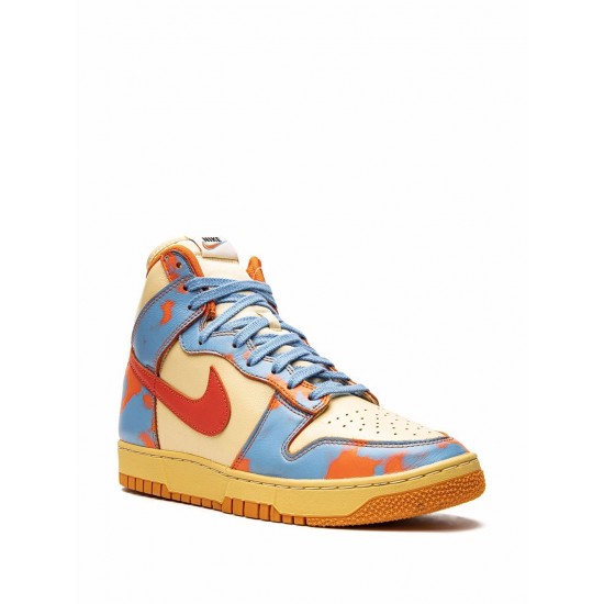 Dunk High 1985 "Orange Acid Wash" sneakers
