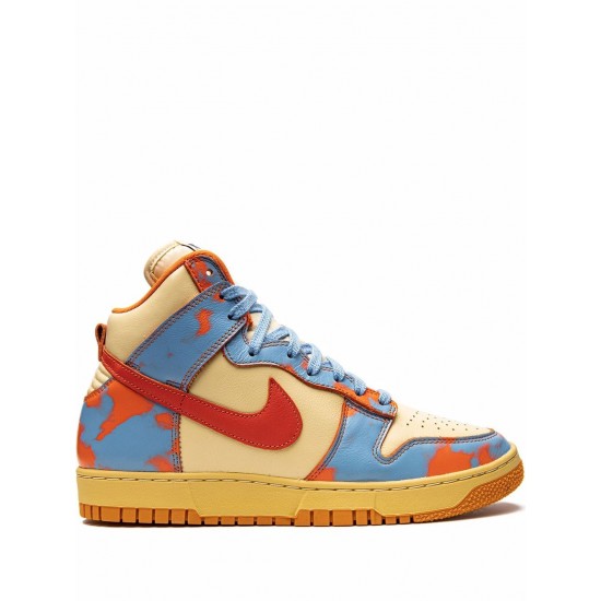 Dunk High 1985 "Orange Acid Wash" sneakers