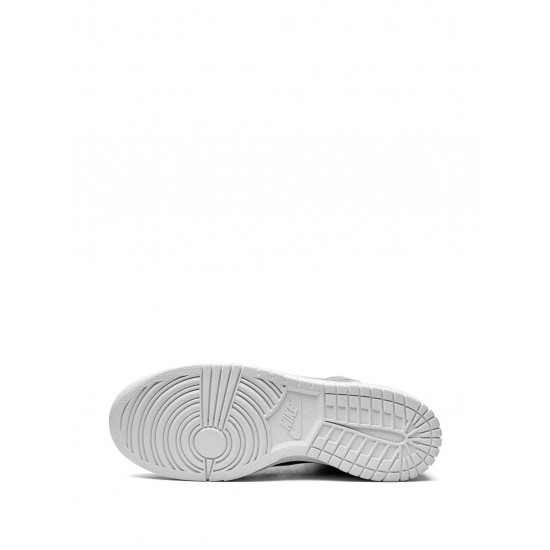 x CLOT Dunk High "Metallic Silver" sneakers