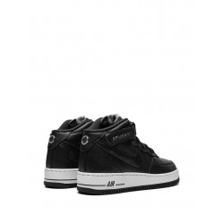 x Stussy Air Force 1 Mid "Black" sneakers