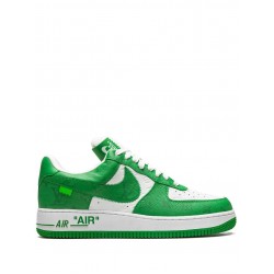 x Louis Vuitton Air Force 1 Low "Virgil Abloh - White/Green" sneakers