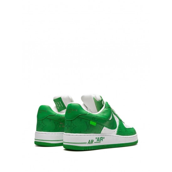 x Louis Vuitton Air Force 1 Low "Virgil Abloh - White/Green" sneakers