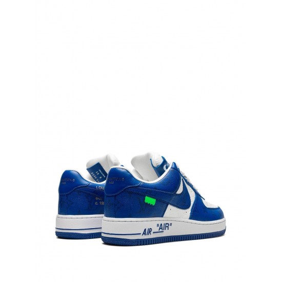 x Louis Vuitton Air Force 1 Low "Virgil Abloh - White/Blue" sneakers