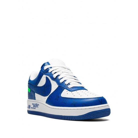 x Louis Vuitton Air Force 1 Low "Virgil Abloh - White/Blue" sneakers