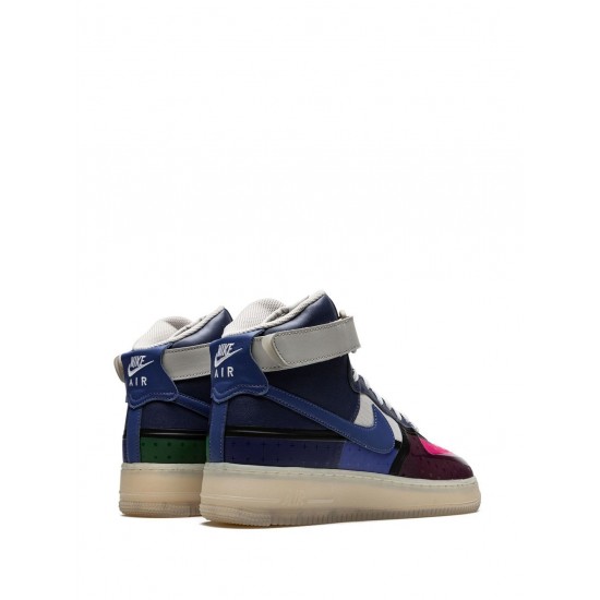 Air Force 1 High '07 Premium "Thunder Blue Pink Prime" sneakers