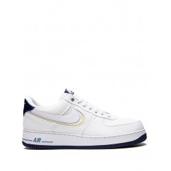 Air Force 1 PRM "White/White Fossil/Blue Void" sneakers