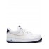 Air Force 1 PRM "White/White Fossil/Blue Void" sneakers