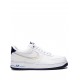 Air Force 1 PRM "White/White Fossil/Blue Void" sneakers