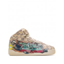 x Louis Vuitton Air Force 1 Mid "Virgil Abloh - Graffiti" sneakers