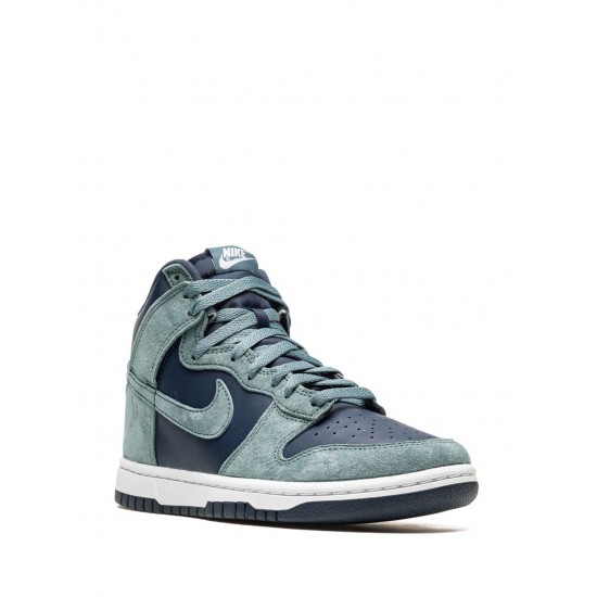 Dunk High Retro PRM "Teal Suede" sneakers