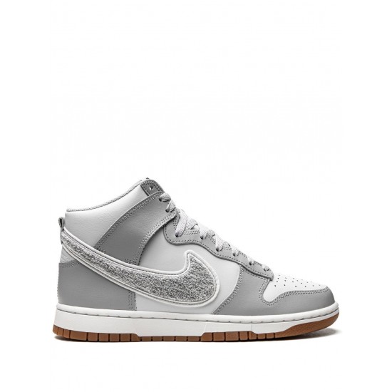 Dunk High "Chenille - Light Smoke" sneakers
