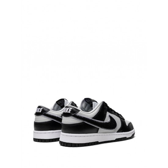 Dunk Low "Chenille Swoosh Black Grey" sneakers