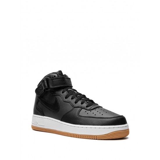 Air Force 1 Mid '07 LX "Black/Gum" sneakers