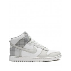 Dunk High "Plaid - Summit White" sneakers