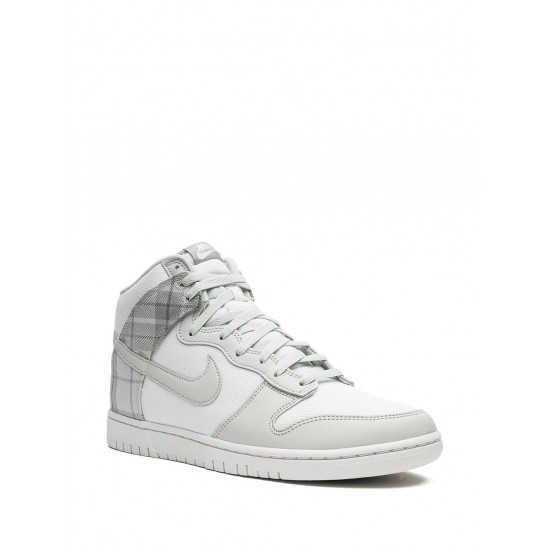 Dunk High "Plaid - Summit White" sneakers
