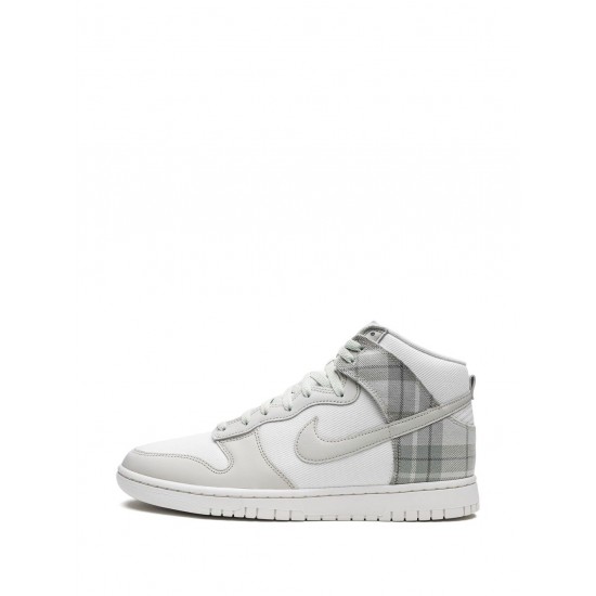 Dunk High "Plaid - Summit White" sneakers