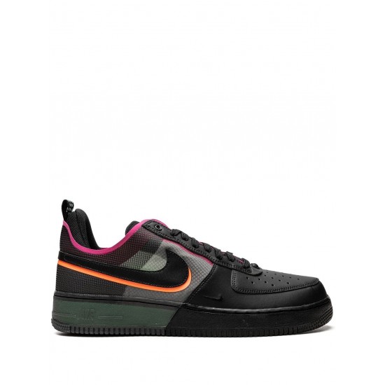 Air Force 1 React "Black/Pink Prime" sneakers