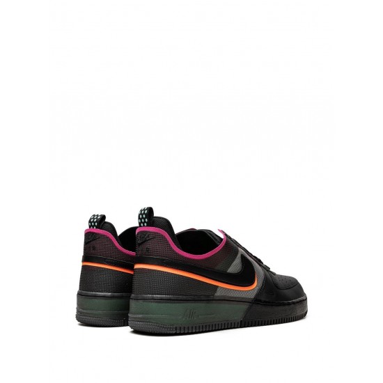 Air Force 1 React "Black/Pink Prime" sneakers